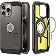 Spigen Tough Armor MagFit Designed for iPhone 15 Pro Max Case (2023) [Kickstand] [Military-Grade Protection] Compatible with MagSafe - Gunmetal