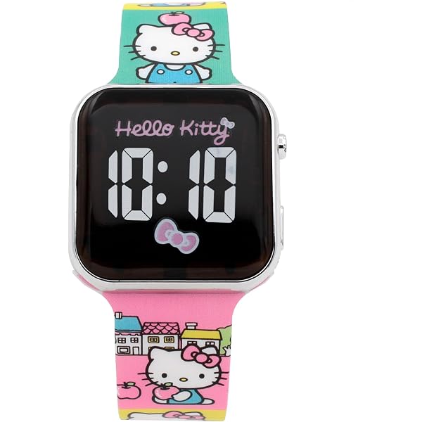 Montre Hello Kitty Quartz Bracelet Acier - Style Luxe Pour Fille Et Femme