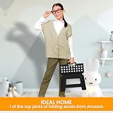 Utopia Home Folding Step Stool 9 Inch Heavy Duty 330 lbs Black view 4