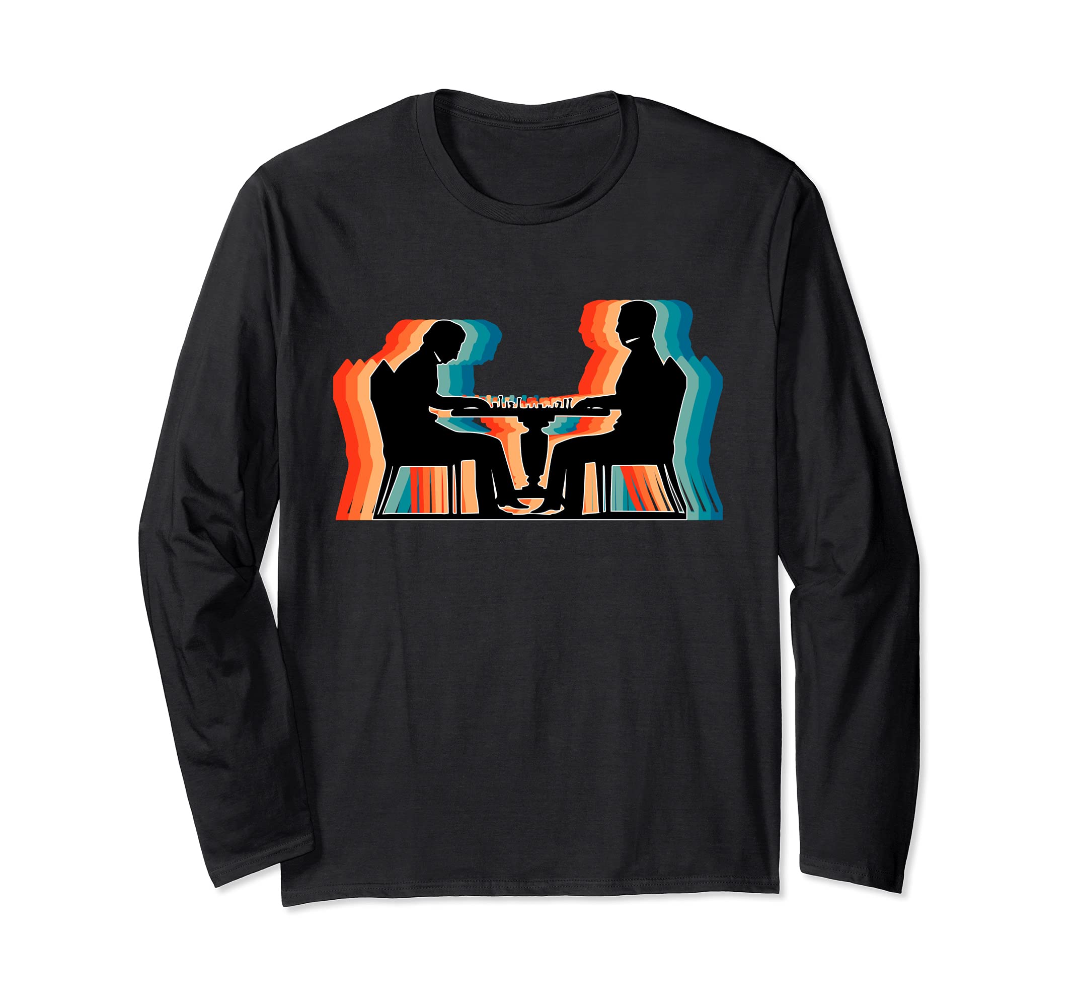 Retro Vintage Chess Lover, Chess Master Player Long Sleeve T-Shirt