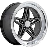 American Racing Vintage VN514 GROOVE 18X7 5X4.75 4 0mm ANTHRACITE WITH DIAMOND CUT LIP - VN514AD18703400