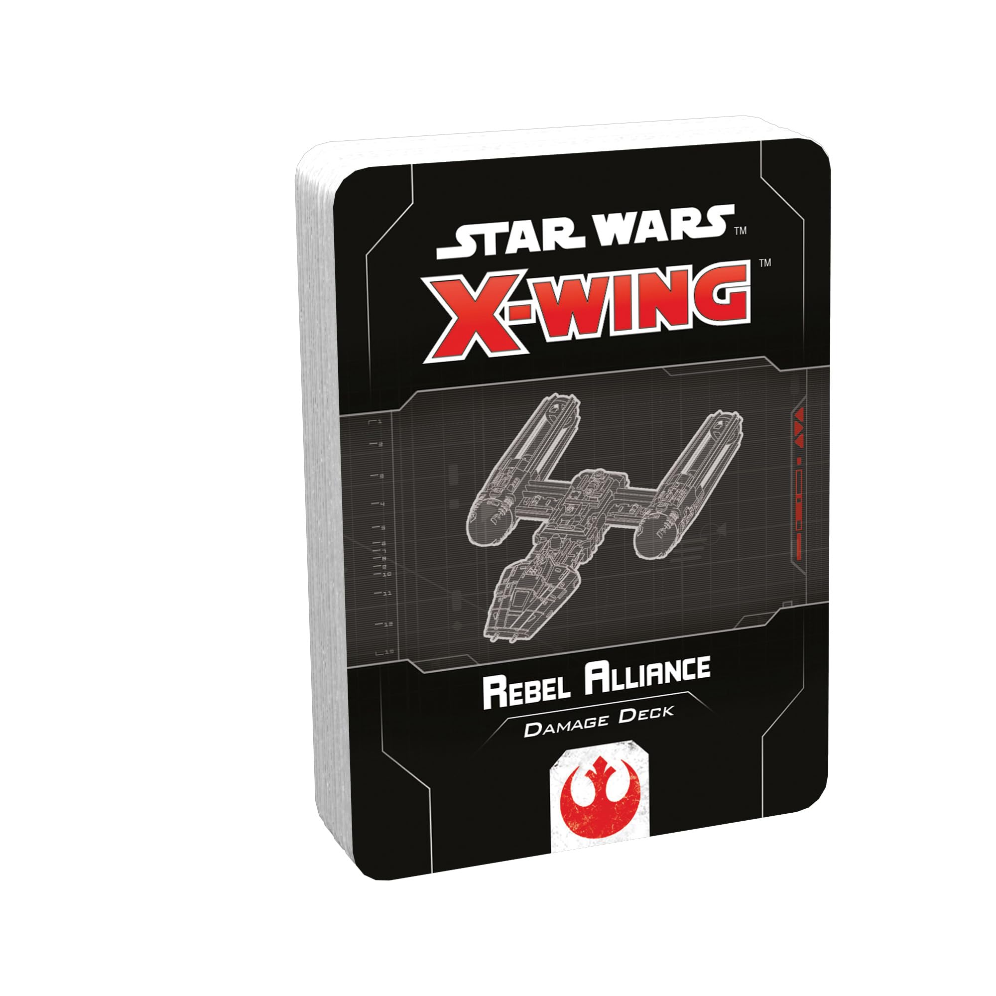 Fantasy Flight Games - Star Wars X-Wing Second Edition: Star Wars X-Wing: Rebel Alliance Damage Deck - Miniature Game 11. Accessories, Various,FFGSWZ72