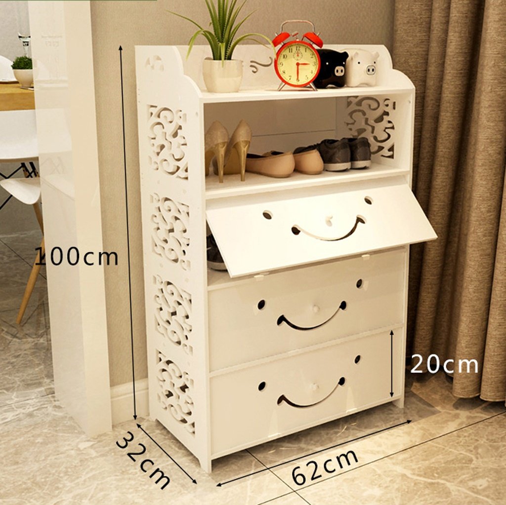 Dellt European Style Ultra Thin Entrance Shoebox Shoe Rack Simple