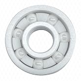 1 PCS 683 Full Ceramic Bearing, 3x7x3mm Zirconia Ball Bearing, Miniature High Speed Self-Lubricating Non-Magnetic Bearing for Dental Drills, Micro Motors and RC Models