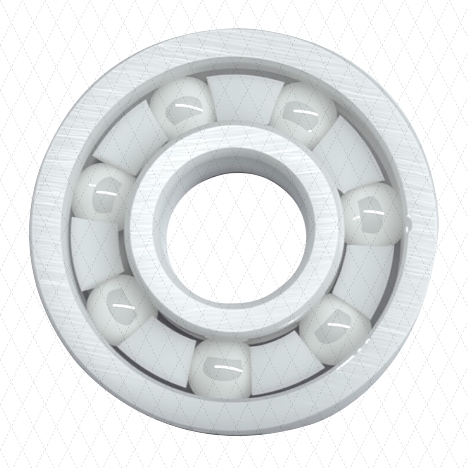 Photo 1 of 1 PCS 688 Zirconia Ceramic Bearing - 8x16x4mm