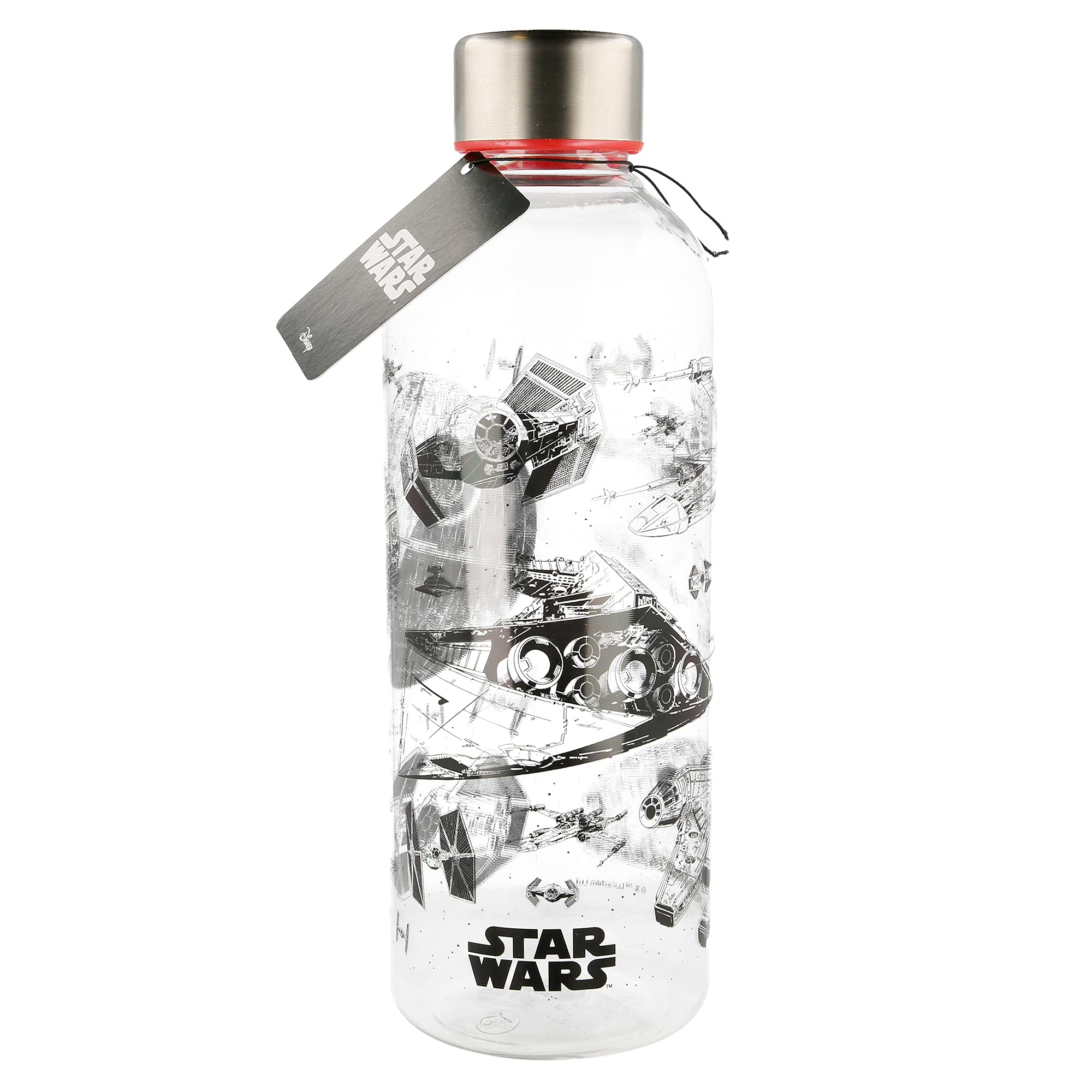 Stor Galactic Hydration STAR WARS Water Bottle 850ml - Classic Style, Reusable, Prefect for Kids,