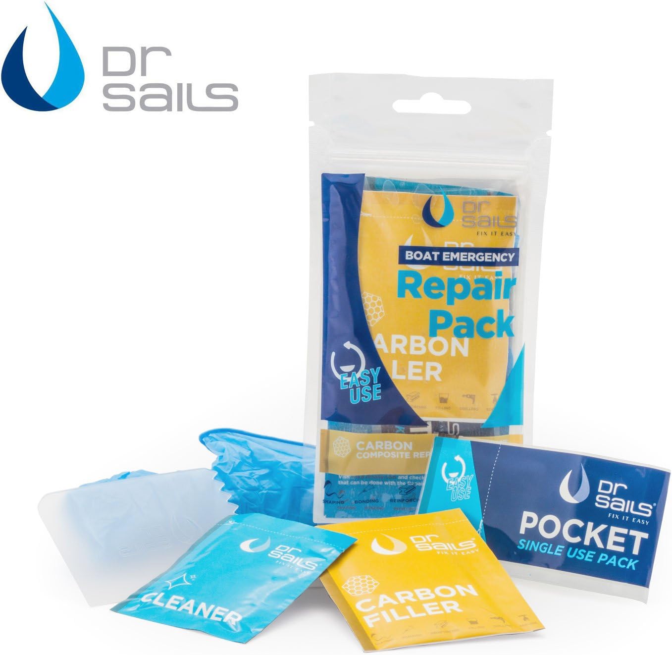 Dr Sails Emergency Glass Fibre Repair Packs
