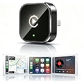 YFDUNV Wireless CarPlay Adapter,Supports iPhone &amp; Android Phones | Fast Auto-Connect, Stable Connection, Mini Size Plug，Apple iPhone &amp; Android, 2-in-1 Adapter, Convert Wired to Wireless Dongle