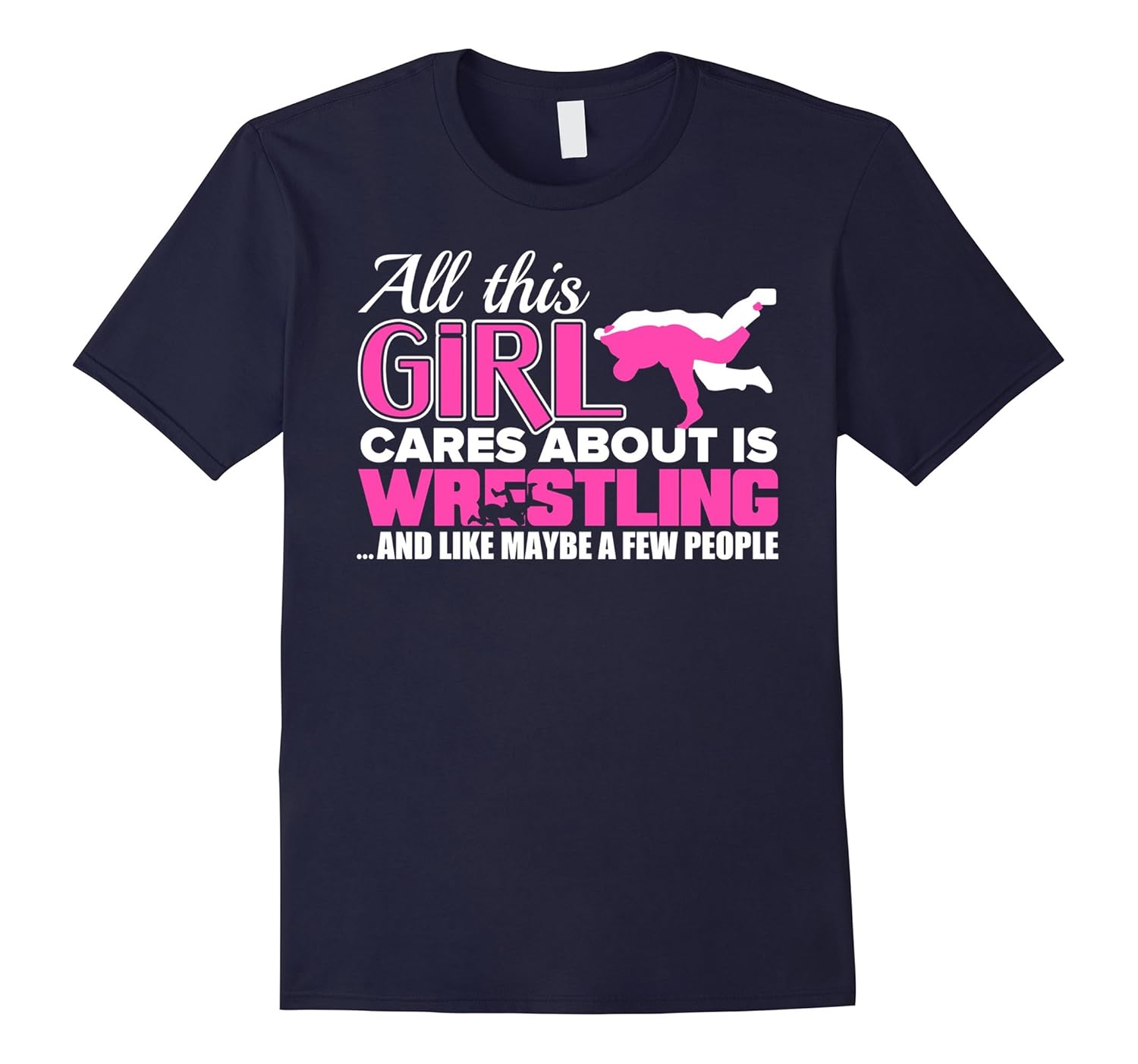 Wrestling TShirt for Women and Girls All I Care AboutArt Artvinatee