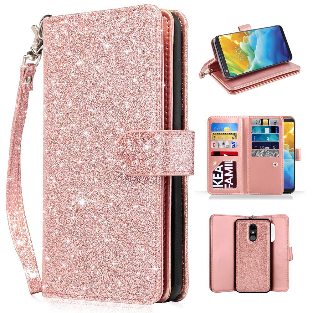 Best lg stylo wallet case gold