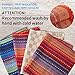 Cotton Table Placemats Set of 4 Woven Braided Ribbed Washable Table Mats, 12