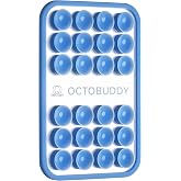 OCTOBUDDY Mirror - OG Suction Cup Phone Mount - Baby Blue Jay | Silicone Suction Grip Mobile Holder with Built-In Mirror - Hands-Free Selfies and Videos - Content Creator Accesory