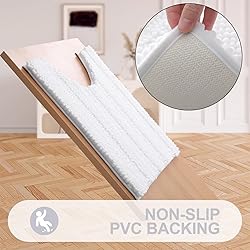 Grandaily Chenille Striped Toilet Rugs