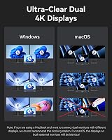 MOKiN USB C Docking Station Dual Monitor 13 in 1 160W GaN 4K HDMI view 3
