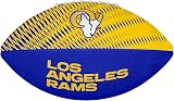 Wilson NFL Team Tailgate American Football Junior Size Rubber Blue Yellow view 5