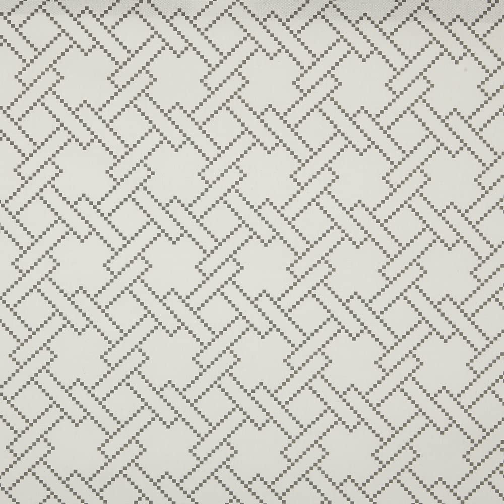 Kt KILOtela - Digital Printed Canvas Duck Fabric, Home Decor, Organic Cotton, Upholstering Furniture, Headboards, Handbags, Aprons, Drapery, 100 cm Length x 280 cm Width, Geometric, Grey ─ 1 Meter