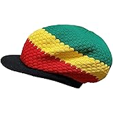 Shoe String King SSK Rasta Knit Tam Hat Dreadlock Cap. Multiple Designs and Sizes.