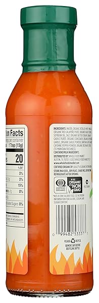 365 BY WHOLE FOODS MARKET ORGANIC GARLIC MILD BUFFALO WING SAUCE, 12.5 OZ