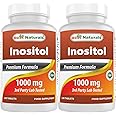 Best Naturals Inositol 1000 mg 120 Tablets (120 Count (Pack of 1)) (120 Count (Pack of 2))