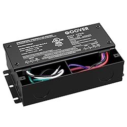 GOOVER 30W Dimmable LED Driver, AC 100V-277V to DC