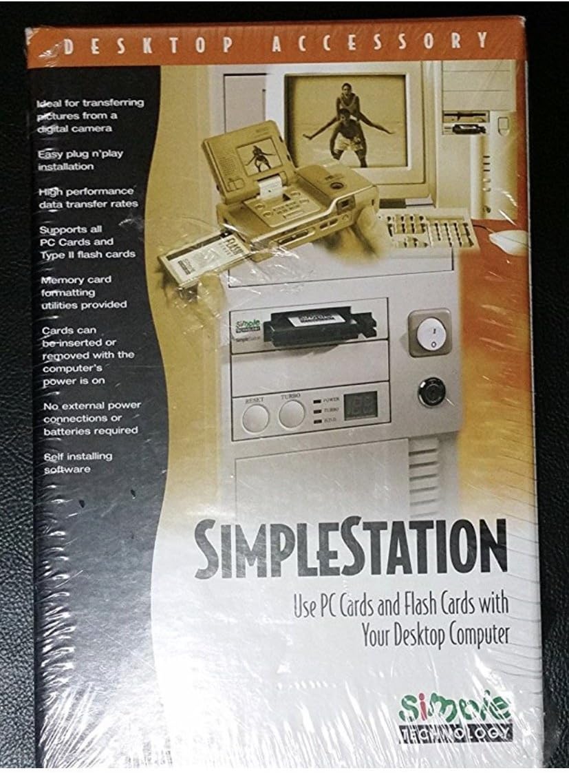 SimpleTech STI-PNPR/W Simple Station Internal 3.5 Or 5.25 PC Card Drive for Desktops