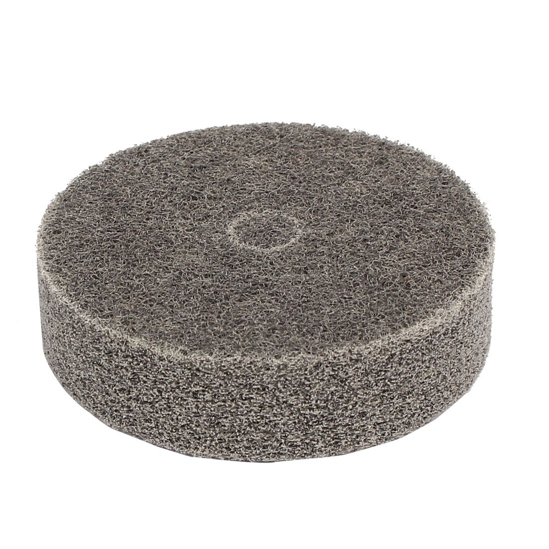 Sourcingmap 75mm Dia Cylindrical Shape Nylon Fiber Polishing Wheel Buffing Disc Gray