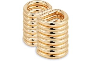 DEVPSISR 50pcs Metal D Ring Buckle for Purse Hardware Sewing Accessories Crafts Hand DIY