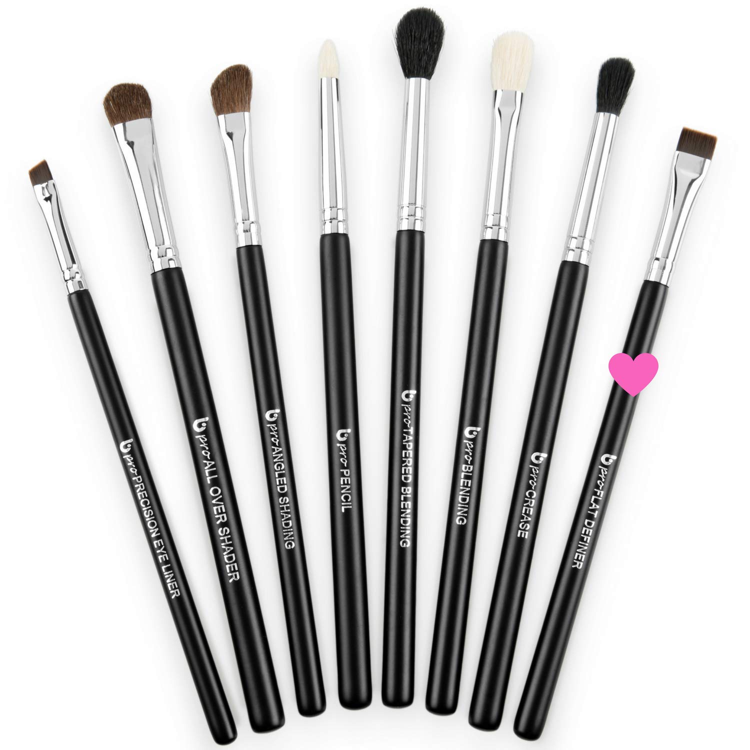 Flat Eyeliner Eyebrow Concealer Brush - Pro Small Flat Definer, Firm Stiff Thin Synthetic Bristle, Precision Lash Liner, Brow Conceal for Defining Shaping Eyebrows with Gel, Powder, Cream, Cake Makeup: Beauty