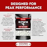 OZUNA NUTRITION Extreme T6 Fat Burners Keto Weight Loss Pills 60 Capsules view 4