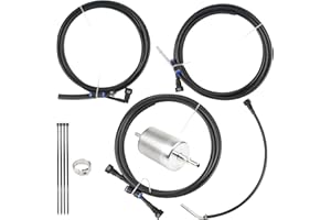 Dexepe Fuel Lines Kit compatible with Chevy Silverado 1500 2500 GMC Sierra 1500 1999-2003 4.8L 5.3L 6L 8.1L Pickup Trucks replace FL-FG0053 FG0053 NFR0003 Nylon Fuel Lines Repair Kit