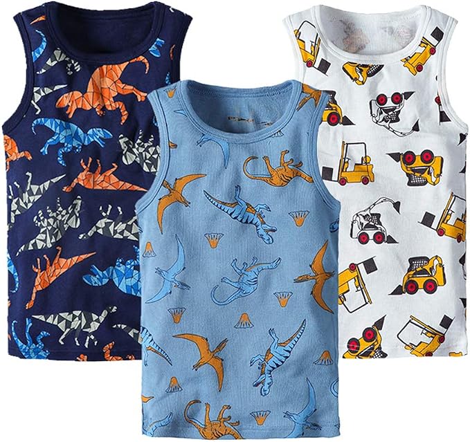 HUAER& Toddler Boys' 23 Pack Tank Tops Buy Online at Best Price in