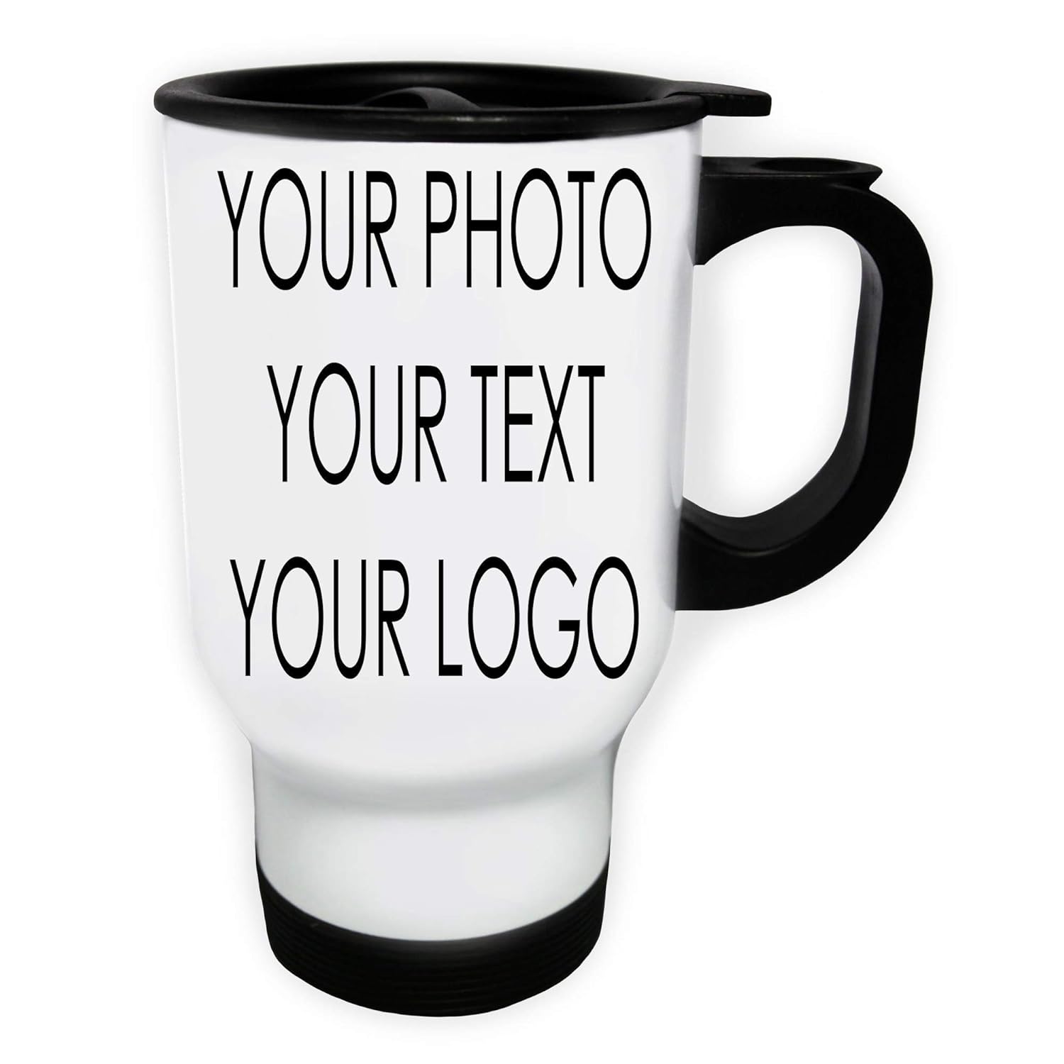 Personalised Your Own Travel Mug Photo Travel Mug Print Your Own Amazon Co Uk Handmade