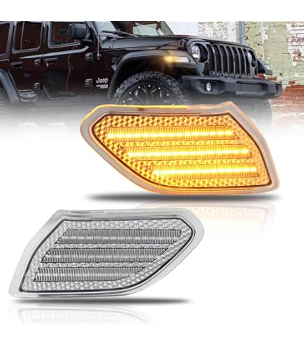 ラングラーJL LEDサイドマーカー　DIODE DYNAMICS USA製 Diode Dynamics LED Sidemarker pair for 2018-2025 Wrangler JL