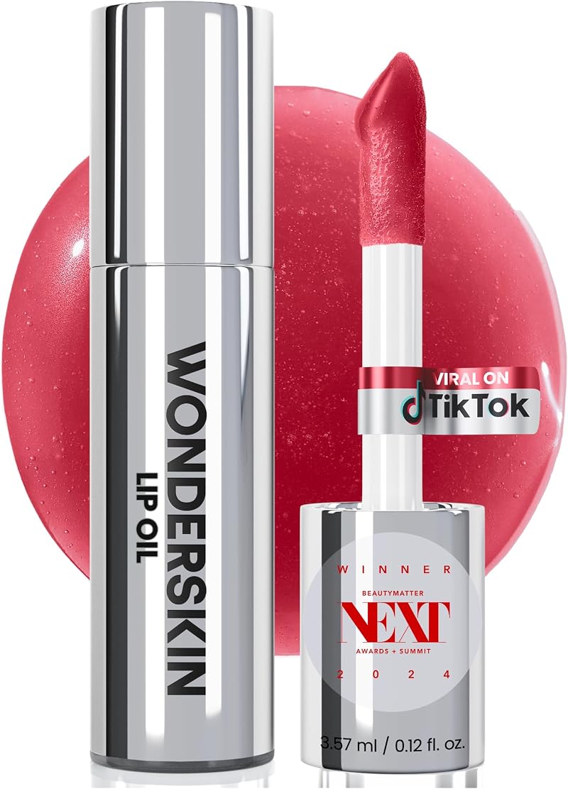 Wonderskin Lip Oil Rehab Serum Tinted Lip Oil Amour Hydrating