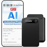 Comulytic Note Pro AI Voice Recorder, AI Meeting Recorder and Note Taker | Digital Voice Recorder, App Control Digital Video Recorder, Support 113 Languages &amp; Ultra-Slim for Meetings, Calls, Lectures