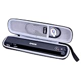 LTGEM Hard Case for Epson Workforce ES-50/55R/60W/65WR & DS-30/70/80 & Epson RapidReceipt RR-60/70W Portable Document Scanner