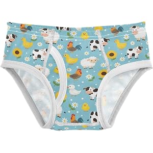 VIGTRO Boys' Briefs Underwear Soft Cotton Underpants for Toddler Kids Baby Boys Underwear Panties Size 2T-8Y