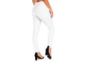 YELETE Women's Basic Five Pocket Stretch Jegging Tights Pants