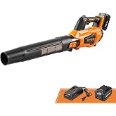 LawnMaster 24V MAX Cordless Leaf Blower, CLBL2417A | 4.0Ah Battery, Charger