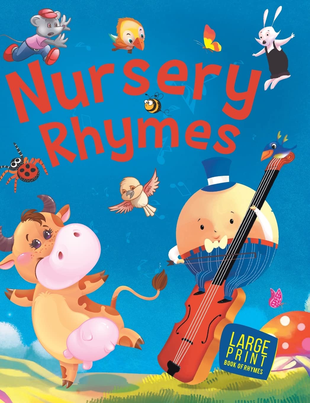 Large Print Nursery Rhymes Vijay New