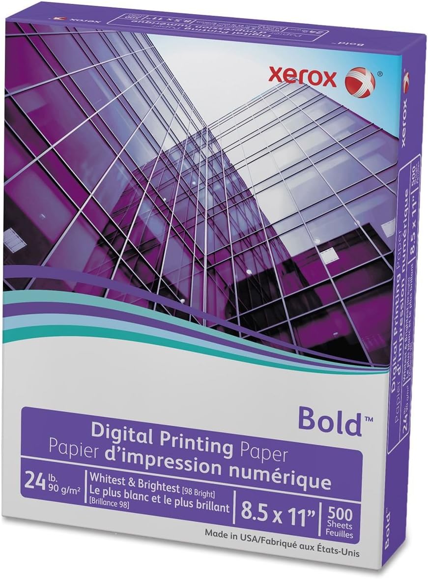 Xerox Digital Color Xpressions+ - Plain paper - white - Letter A Size (8.5 in x 11 in) - 500 sheet(s) (2, 500 Sheets)