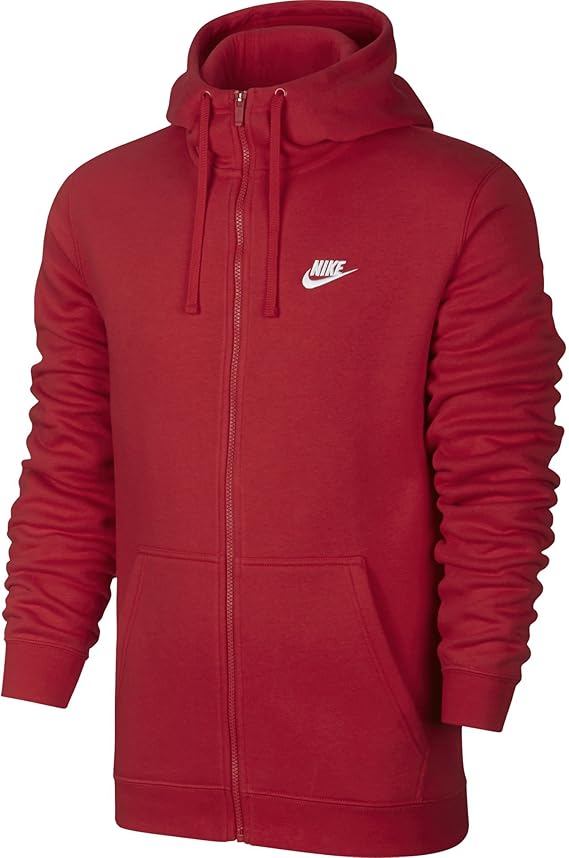 nike red and blue hoodie