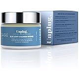 Blue Sage Blue Light + Blemish Defense Daily Facial Moisturizer | Natural Anti Acne and Anti Aging Cream with Turmeric Protec