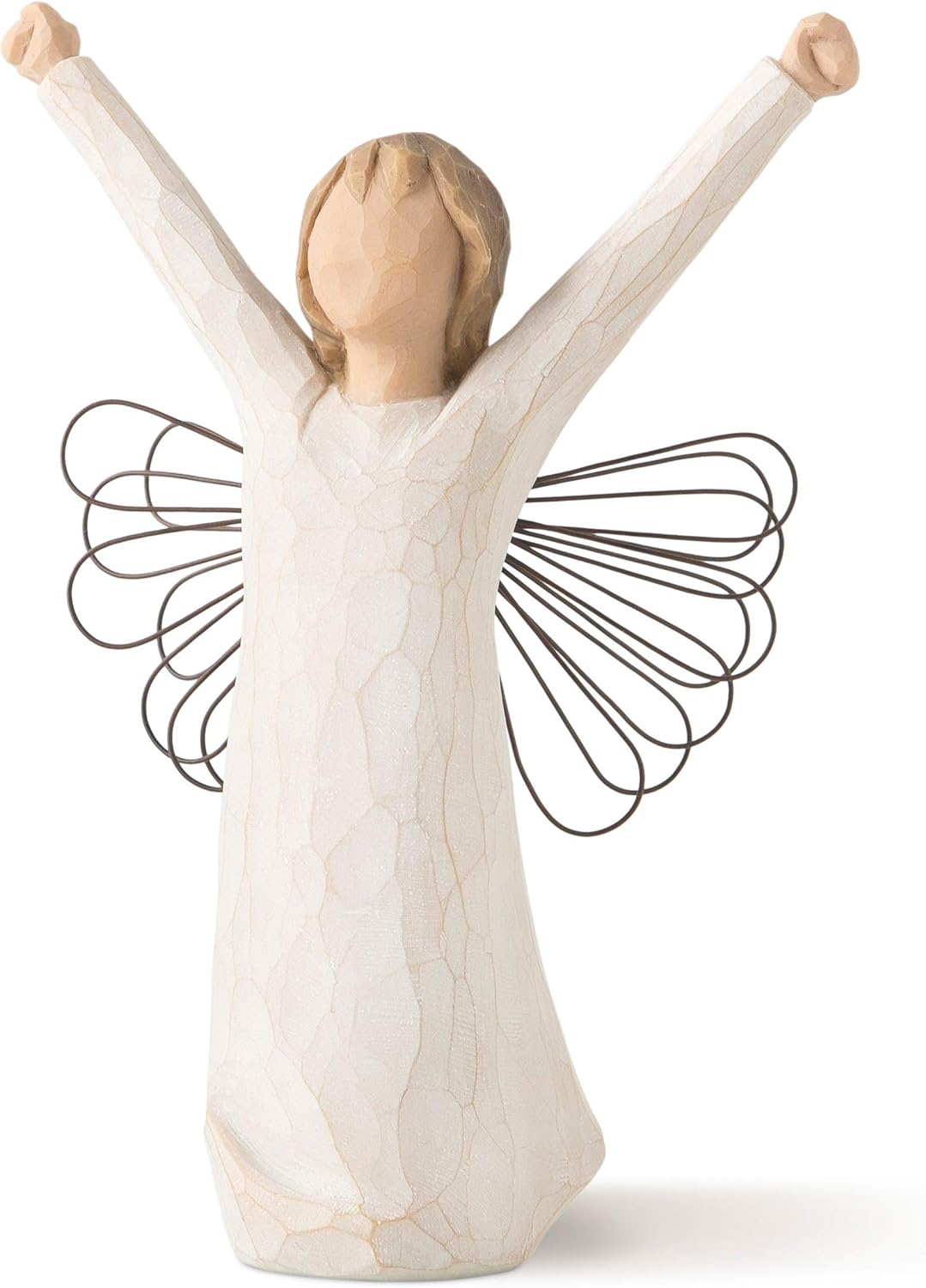 Willow Tree Angel Courage Figurine, Natural, 7.4 x 5.8