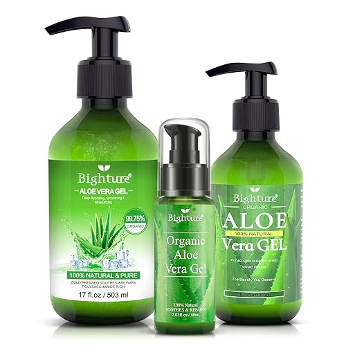 aloe vera gel products 99% Organic Aloe Vera Gel, Soothing Moisturizer 12oz
