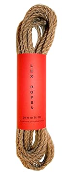 LEX ROPES premium Shibari Bondage Juteseil Rope 8 m x 6mm (2)