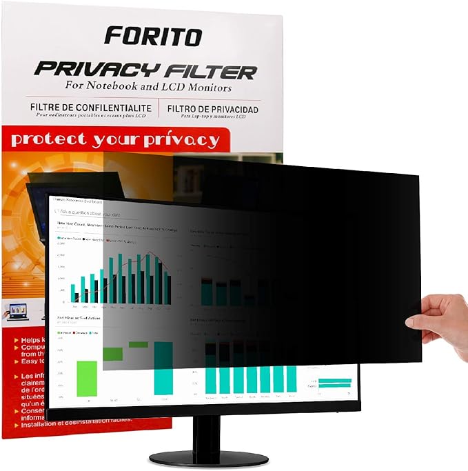 Amazon.com: 27 Inch Monitor Privacy Filter -Anti Glare Screen Protector Compatible Diagonal 27 