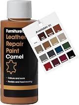 Furniture Clinic Leather Repair Paint & Dye Camel 50ml Self Seal Colourant