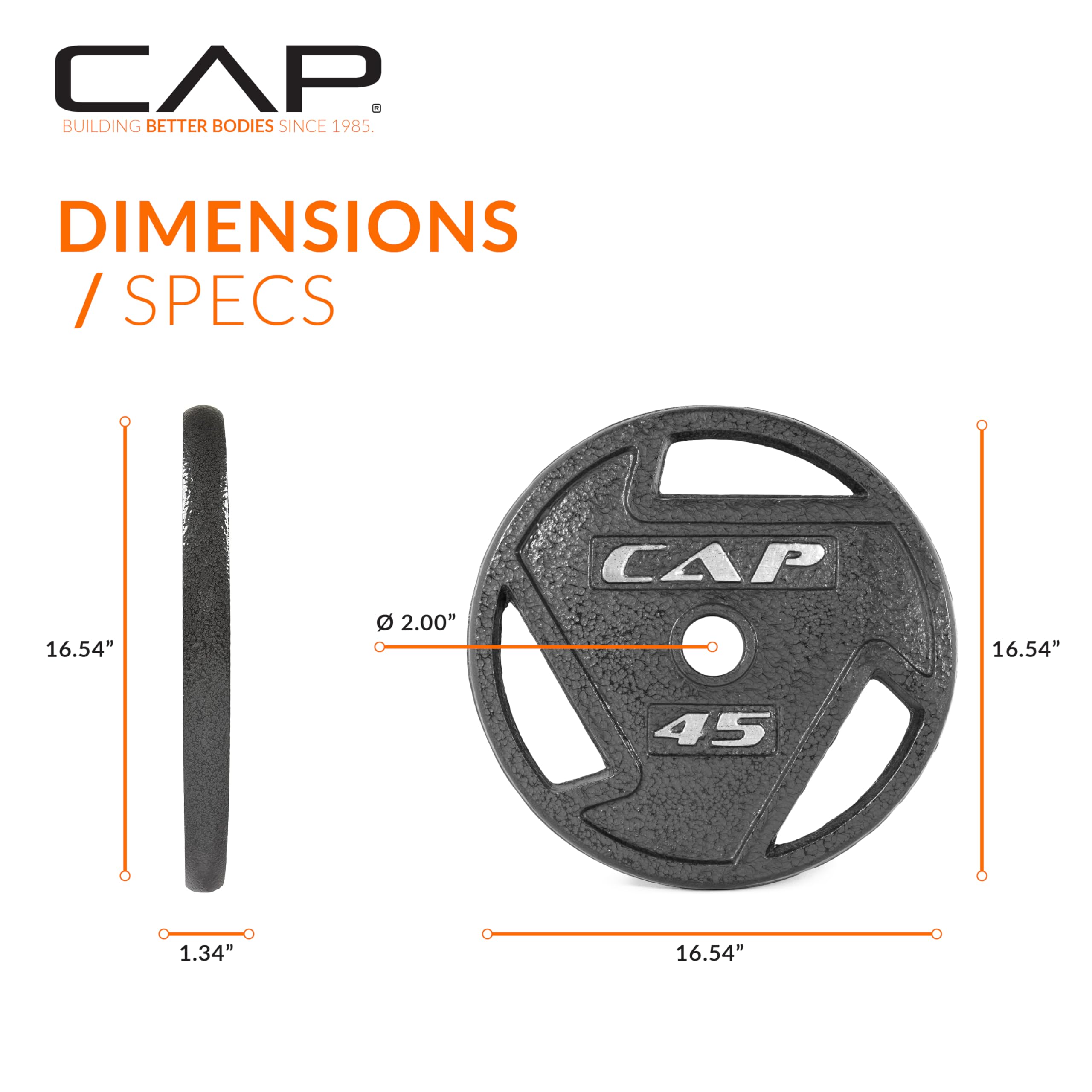 CAP Barbell 2-Inch Olympic Weight Plate | Multiple Options