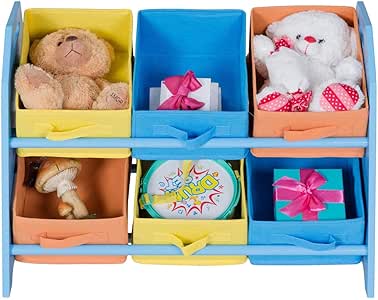 Global Supplies Kids Organizador de Juguetes 6 contenedores: Amazon.es